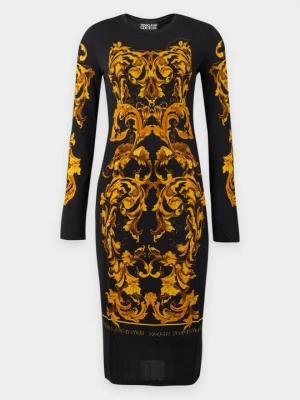 Sukienka z dżerseju Versace Jeans Couture czarny