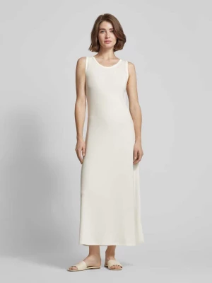Sukienka z dżerseju w jednolitym kolorze milano italy