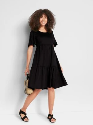 Sukienka z dżerseju z czystej bawełny bonprix