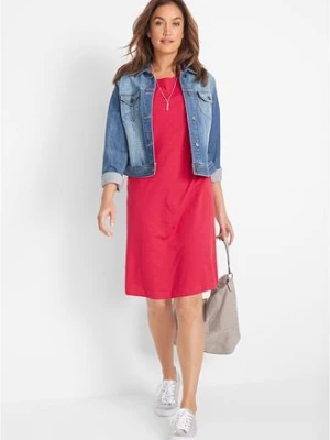 Sukienka z dżerseju, z czystej bawełny organicznej bonprix