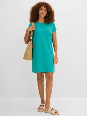 Sukienka z dżerseju, z czystej bawełny organicznej bonprix