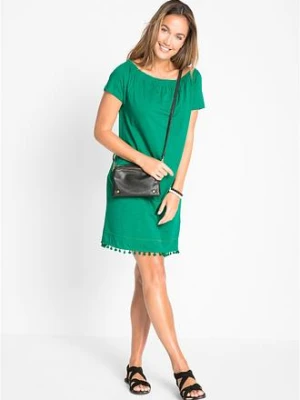 "Sukienka z dżerseju z dekoltem ""carmen""" bonprix