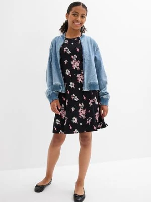 Sukienka z dżerseju z elastycznego materiału z bawełną organiczną bonprix