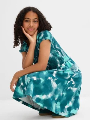 Sukienka z dżerseju z elastycznego materiału z bawełną organiczną bonprix