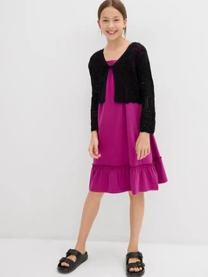 Sukienka z dżerseju z elastycznej mieszanki bawełny organicznej bonprix