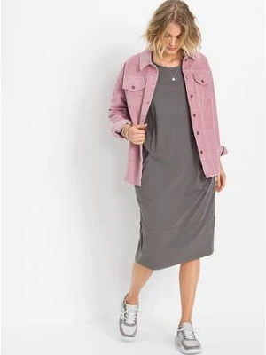 Sukienka z dżerseju z kieszeniami bonprix