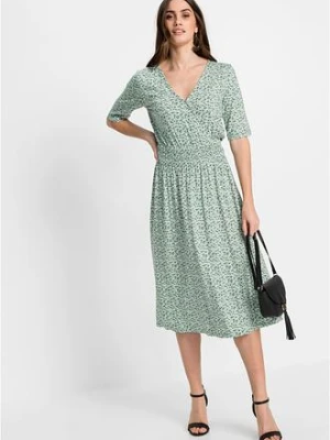 Sukienka z dżerseju z mieszanki wiskozy bonprix