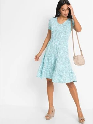 Sukienka z dżerseju, z mieszanki wiskozy bonprix