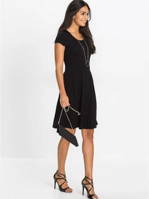 Sukienka z dżerseju z mieszanki wiskozy bonprix