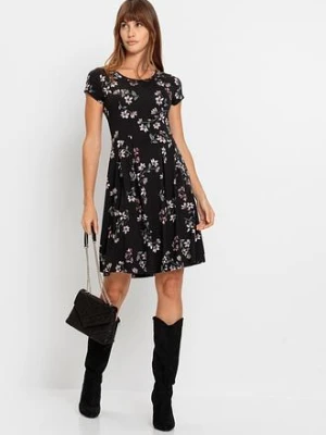 Sukienka z dżerseju z mieszanki wiskozy bonprix