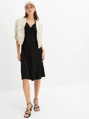 Sukienka z dżerseju z mieszanki wiskozy bonprix