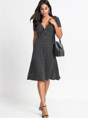 Sukienka z dżerseju z mieszanki wiskozy bonprix