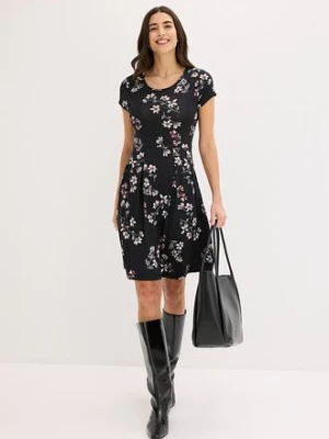 Sukienka z dżerseju z mieszanki wiskozy bonprix