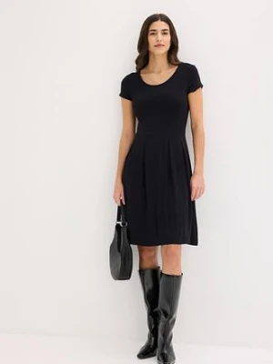 Sukienka z dżerseju z mieszanki wiskozy bonprix