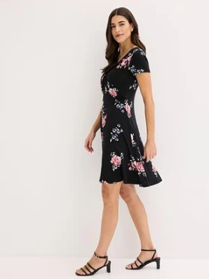 Sukienka z dżerseju z mieszanki wiskozy bonprix