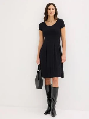 Sukienka z dżerseju z mieszanki wiskozy bonprix