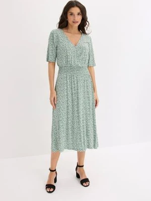 Sukienka z dżerseju z mieszanki wiskozy bonprix