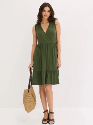 Sukienka z dżerseju z mieszanki wiskozy bonprix