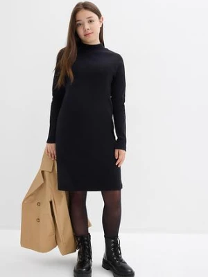 Sukienka z dżerseju ze stójką bonprix