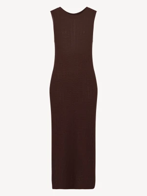 Sukienka z dzianiny brązowy - TAMARIS