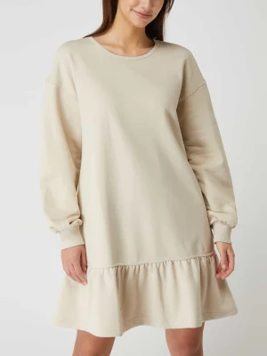 Sukienka z dzianiny dresowej z bawełną ekologiczną model ‘Paisley’ Just Female
