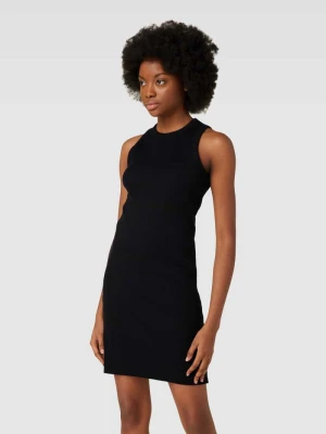 Sukienka z dzianiny dresowej z bocznymi rozcięciami model ‘MAZKY’ drykorn