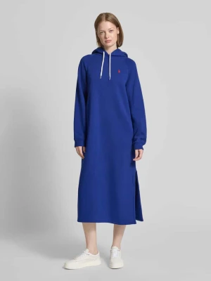 Sukienka z dzianiny dresowej z kapturem Polo Ralph Lauren