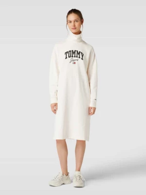 Sukienka z dzianiny dresowej z nadrukiem z logo model ‘NEW VARISTY’ Tommy Jeans