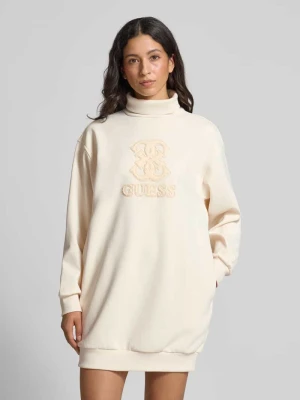 Sukienka z dzianiny dresowej ze stójką model ‘CARMEN’ Guess Activewear