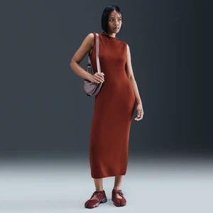 Sukienka z dzianiny Nike Wool Classics - Czerwony