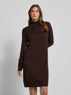 Sukienka z dzianiny o długości do kolan z golfem MORE & MORE