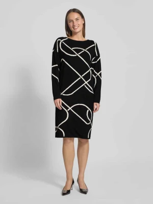 Sukienka z dzianiny o długości do kolan z mieszanki wiskozy s.Oliver BLACK LABEL