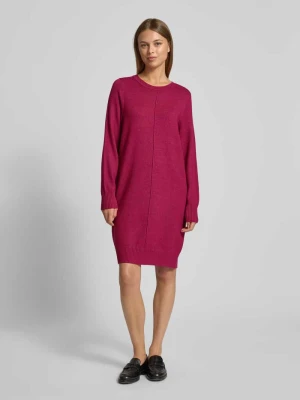 Sukienka z dzianiny o długości do kolan z okrągłym dekoltem Christian Berg Woman