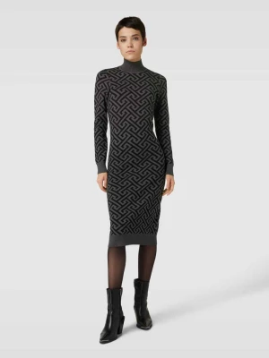 Sukienka z dzianiny o długości do kolan ze stójką model ‘ARIA’ Vero Moda