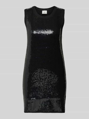 Sukienka z dzianiny o dopasowanym kroju z dodatkiem wełny model ‘ELAINE’ Pepe Jeans