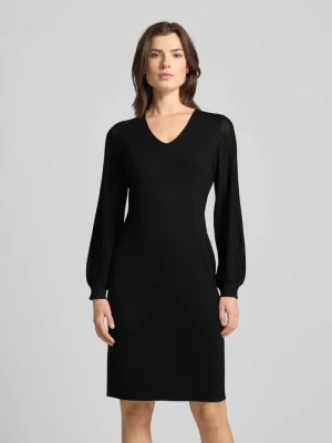 Sukienka z dzianiny o kroju podkreślającym figurę z mieszanki wiskozy s.Oliver BLACK LABEL