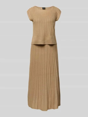 sukienka z dzianiny o kroju regular fit z mieszanki wiskozy s.Oliver BLACK LABEL