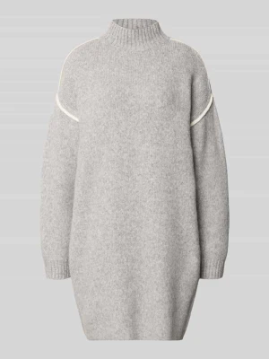sukienka z dzianiny o kroju regular fit z paskami w kontrastowym kolorze Vero Moda