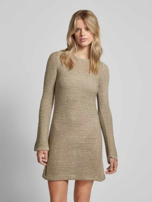 Sukienka z dzianiny z okrągłym dekoltem model ‘SANDY’ Noisy May