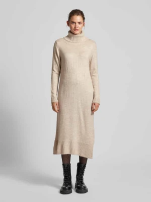 Sukienka z dzianiny z wywijanym kołnierzem model ‘BRANDIE’ Only