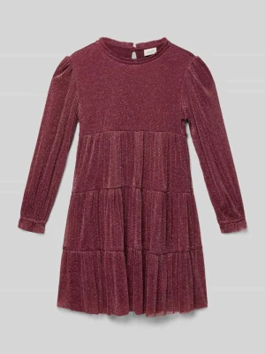 Sukienka z falbanami i efektem metalicznym s.Oliver RED LABEL