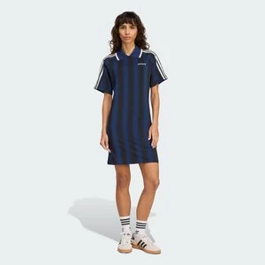 Sukienka z grafiką inspirowaną piłką nożną Adidas