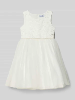 Sukienka z haftami i perełkami Happy Girls