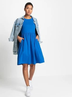 Sukienka z kieszeniami, z czystej bawełny bonprix