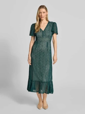 Sukienka z koronką szydełkową Apricot