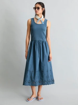 Sukienka z koronkową spódnicą Marc O'Polo