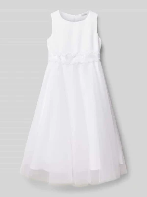 Sukienka z koronkowym obszyciem Weise