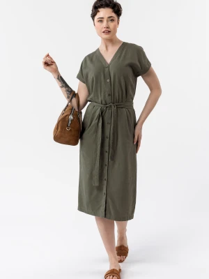 Sukienka z lnem G-SUNRAY Volcano