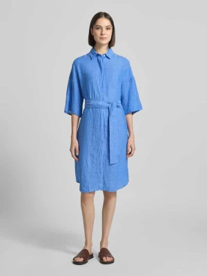 Sukienka z lnu z czystego lnu model 'Derby' 0039 italy