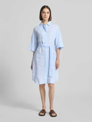 Sukienka z lnu z czystego lnu model 'Derby' 0039 italy